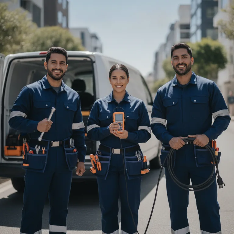 Ponto de Carregamento equipe em Taubate